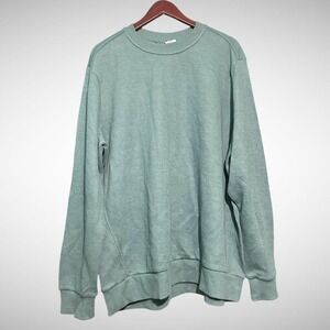 All In Motion Pull Over Womens 2XL XXL Solid Green Sweater Brand New Target